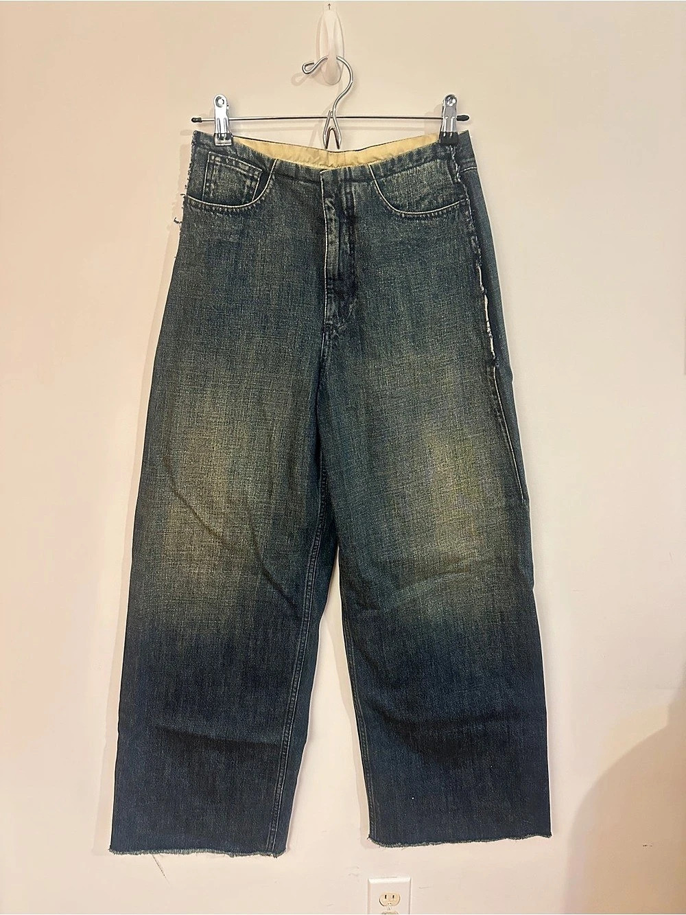 MM6 Maison Margiela wide-leg jeans Blue Jeans Waist 40 NWT